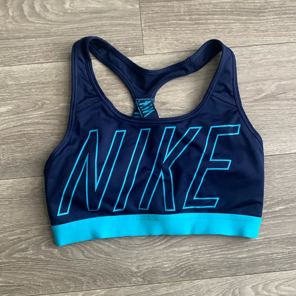 Nike swoosh sports bra